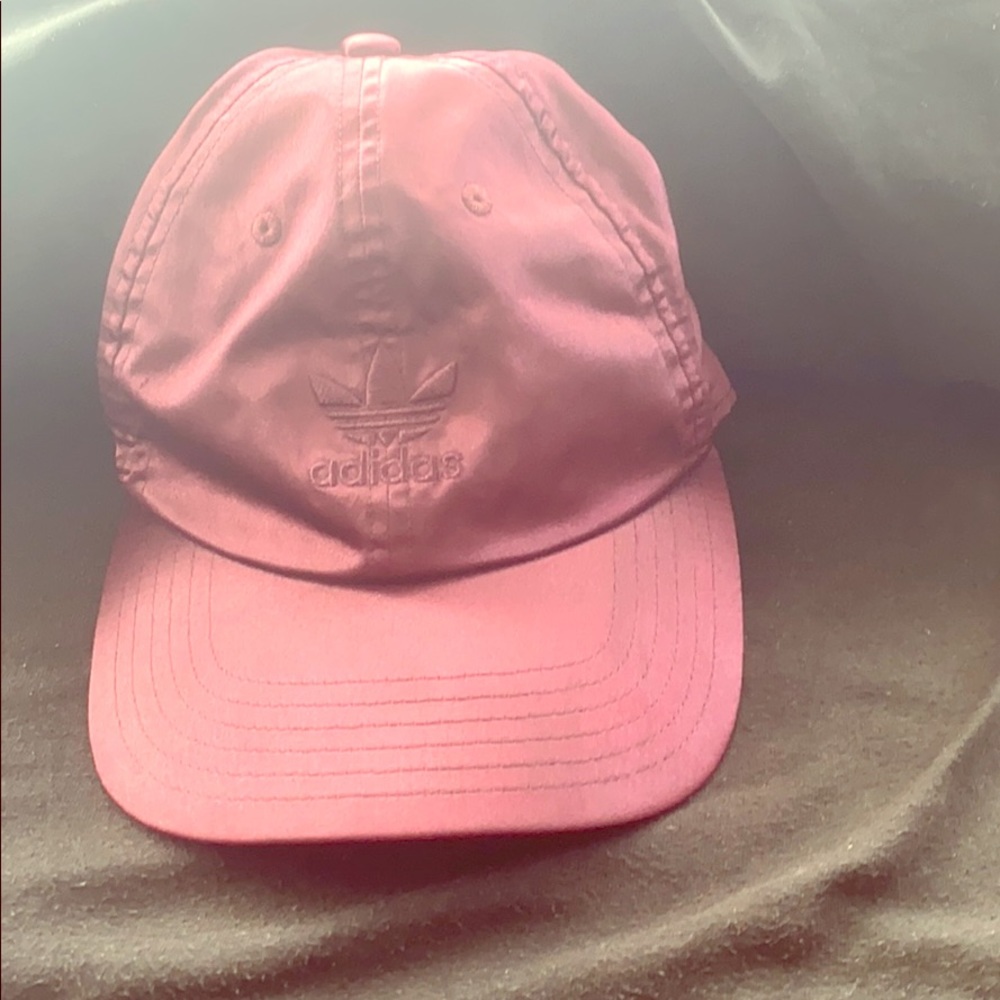 Burgundy Adidas Hat